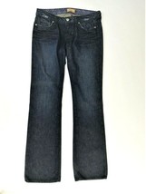 Paige Premium Denim Blue Benedict Canyon Classic Rise Bootcut Jeans Womens 28 - £27.28 GBP