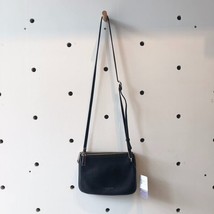 Marc Jacobs Black Leather Double Zip Crossbody Pike Place Percy Bag 0408TK - £39.96 GBP