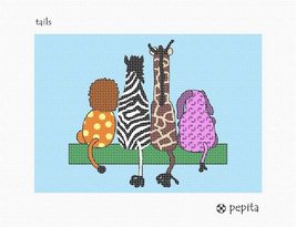 Pepita Needlepoint Canvas: Tails, 10&quot; x 7&quot; - £39.97 GBP+