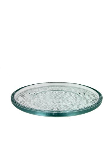 Glass Candle Holder Clear 6 in. Beautiful Candle Trivet - $9.89