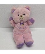 Cuddle Up Friend Bear Personality Plush Pink Purple Stuffed Animal Vintage - $461.48 MXN