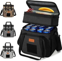 Tactical Lunch Box for Men Large Insulated Waterproof Reusable Cooler Ba... - £43.32 GBP