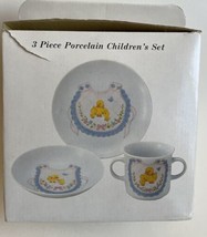 Infant / Child&#39;s 3 Pc. Dish Set Made In Japan Hunson&#39;s Bay Company Canada - £17.45 GBP
