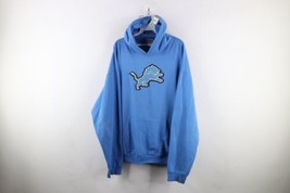 Vintage Mens 2XL XXL Distressed Detroit Lions Football Hoodie Sweatshirt... - $59.35