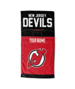 OFFICIAL NHL Jersey Personalized Beach Towel - New Jersey Devils - $68.89 CAD