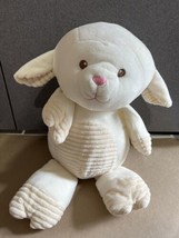 Kellytoy Plush Lamb Sheep Cream Ivory Soft Rattle So Soft 2017 - £17.68 GBP