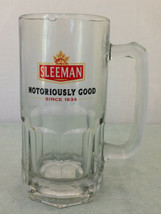  Sleeman Notoriously Good 8 Inch Beer Stein” 32 Oz. Heavy Glass Beer Mug Cup - £11.07 GBP