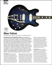 Epiphone Gary Clark Jr. Signature Blak &amp; Blu E230TDV Casino guitar 2-page review - £3.30 GBP
