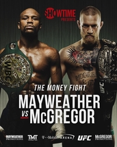 Floyd Mayweather VS Conor Mcgregor Poster Fight Card Print Size 14x21&quot; 24x36&quot; - £8.76 GBP+