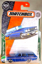 2018 Matchbox 2/125 Mbx Road Trip 2/35 &#39;64 Ford Fairlane Wagon Blue w/RingDiscSp - £10.94 GBP