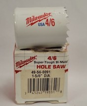Milwaukee Super Tough Bi-Metal 4/6 Hole Saw Blade 1 5/8&quot; 27mm 49-56-091 - $18.81