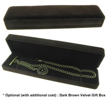 Albert Chain Bronze Pocket Watch Watch for Men Mini Pocket Watch Fob T Bar AC32 - £14.06 GBP+