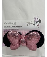 THE CREME SHOP Disney Minnie Mouse Pink Sequin Plushie Spa 3D Teddy Head... - €13,85 EUR