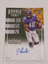 Jhurell Pressley Packers Vikings 2016 Panini Contenders Certified Autograph Card - £3.97 GBP