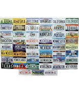All 50 State License Plate Metal Novelty Fridge Magnets Plus Washington D.C. - $209.99