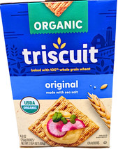 Nabisco Original Triscuit Organic Sea Salt 4x9 Ounce Box EXP 12/2025 - $425.57 MXN