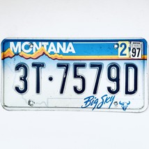 1997 United States Montana Yellowstone County Passenger License Plate 3T... - €10,31 EUR