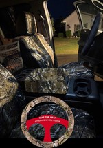 Camo woods console cover to fit 04-08 Ford F150 including steering wheel... - $37.19