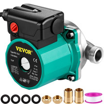 VEVOR Hot Water Circulation Pump 3-Speed Domestic Pump 93W Stainless Steel - $61.99