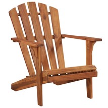 Garden Adirondack Chair Solid Acacia Wood - £109.40 GBP