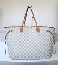 Louis Vuitton Neverfull Gm Damier Azur Tote Bag No.1391 - £775.07 GBP