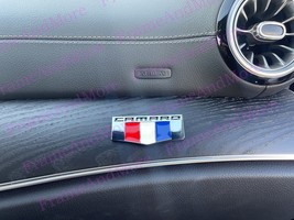 1x 3D Camaro Six Logo Metal Made Dashboard Emblem Badge Interior Exterior - £10.28 GBP