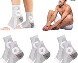 3 Pairs Upgraded Neuropathy Socks for Women &amp; Men, Soothe Relief Compres... - £16.43 GBP