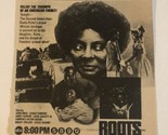 Roots Tv Print Ad Vintage John Amos Lou Gossett Jr TPA4 - £4.65 GBP