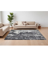 12&#39; X 15&#39; Black and Gray Abstract Hand Woven Area Rug - $100,877.82 MXN