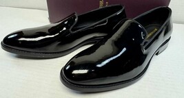 Johnston &amp; Murphy Men&#39;s Gavney Slip-On Black Patent 11M US - $87.30