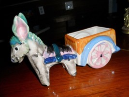 Occupied Japan Large Donkey Planter Original - £36.08 GBP