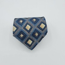 Sutter &amp; Grant 100% Silk Neck Tie Grey, Tan, Blue Multicolor, Size 60.5 ... - £7.89 GBP
