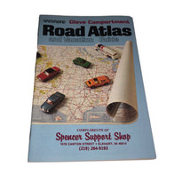 Spencer Support Shop Elkhart, Indiana Road Atlas Guide 1984 - $6.80