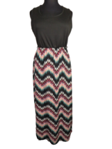 Urban Rose Women&#39;s Black Multicolor Printed Maxi Dress Plus Size 2X - £9.80 GBP