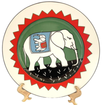 Spal Portugal Elephant Chop Plate Block by Malekeh Nayiny Round Platter ... - £19.32 GBP