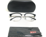 Ray-Ban Eyeglasses Frames RB7216 NEW CLUBMASTER 2000 Black Silver 51-20-145 - $93.28