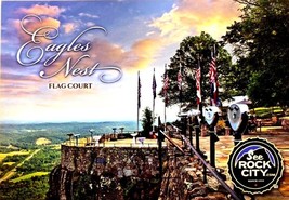 See Rock City Eagles Nest Flag Court  Postcard - $5.99