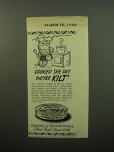 1950 Crosse &amp; Blackwell Kippered Herring Ad - Cooked the day they&#39;re kilt - £14.55 GBP