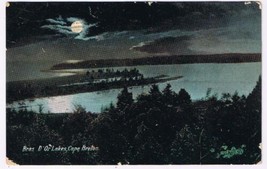 Nova Scotia Postcard Bras D&#39;Or Lakes Cape Breton Valentine Great Britain - £2.34 GBP