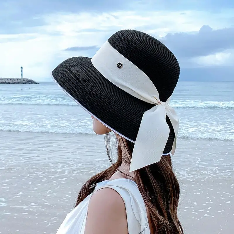 Women Cap Beach Hat Hepburn style Bucket Hat summer retro design travel - £13.67 GBP+