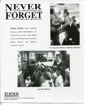 Never Forget Leonard Nimoy Dabney Coleman Press Photo TV Movie Publicity - £4.77 GBP