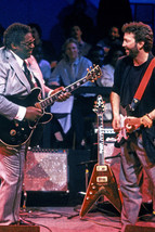 Eric Clapton B.B. King On Stage With Guitars Cool Image 18x24 Poster - £19.01 GBP