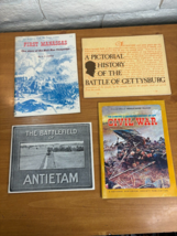 4 Civil War Paperback Books - Re: Antietam Gettysburg &amp; First Manassas - £20.32 GBP