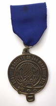 Scottish Society of the Waxhaws Ltd Ribbon Medal Badge w/ Pin Ribbon - $28.00