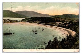Aerial View Tadousac Bay St Lawrence Quebec Canada DB Postcard Y12 - £2.33 GBP