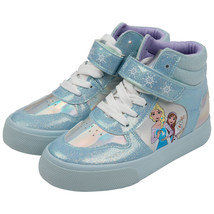 Frozen Anna and Elsa Girl&#39;s High-Top Shoes Blue - £27.96 GBP