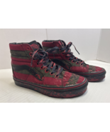 VANS House of Terror Sk8-Hi Nightmare on Elm Street Freddy Krueger Mens Size 5 - $79.99
