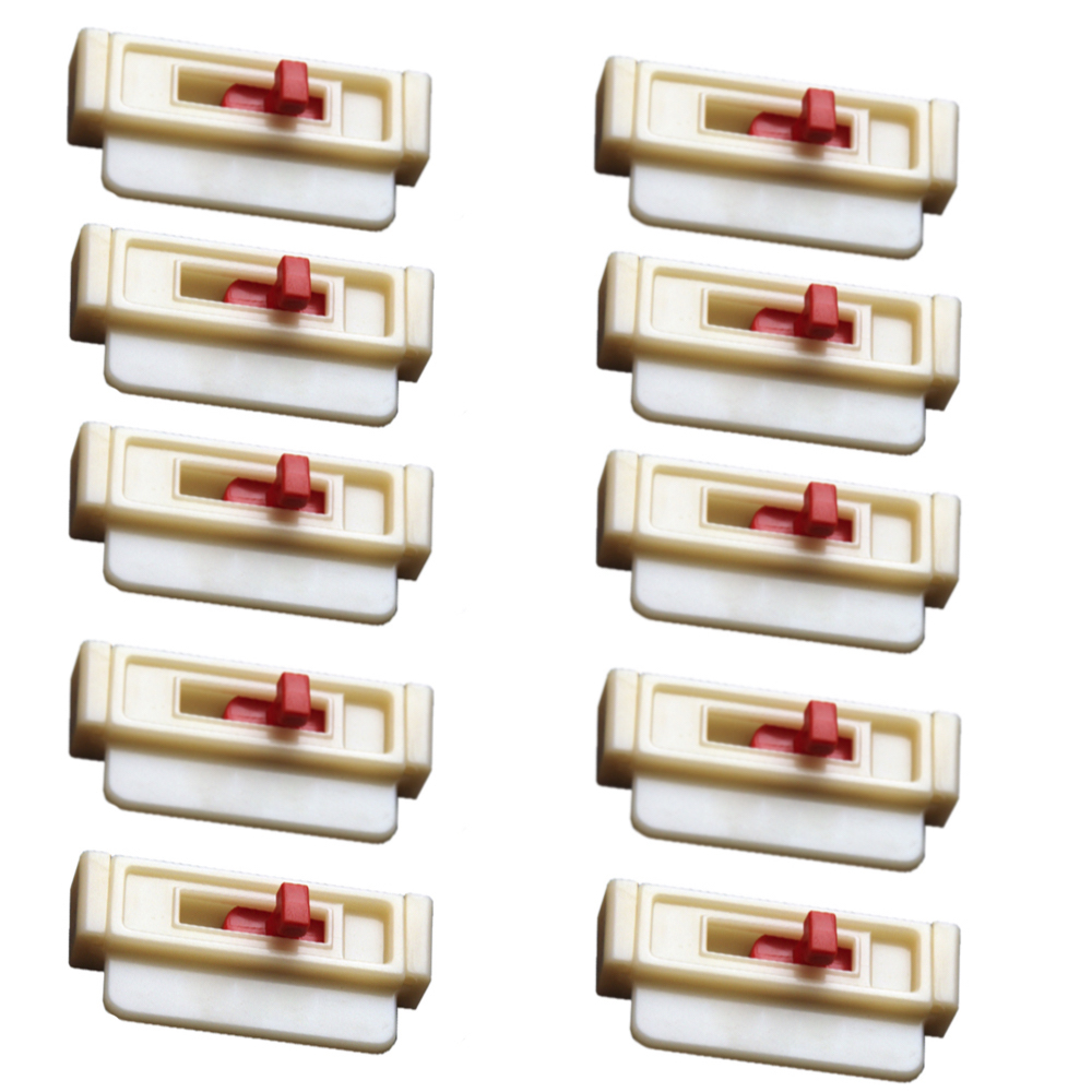 Seat Belt Tension Adjuster 10-Pack, White to Get Seatbelts Off Your Neck