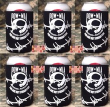 Us Pow Mia Never Forget Can Koozie Cooler Wrap Insulator Sleeve Jacket Holder - £4.71 GBP+