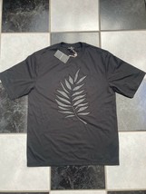 NWT 100% AUTH Emporio Armani Embellished Leaf Short Sleeve T-SHIRT SZ 40 - $166.32